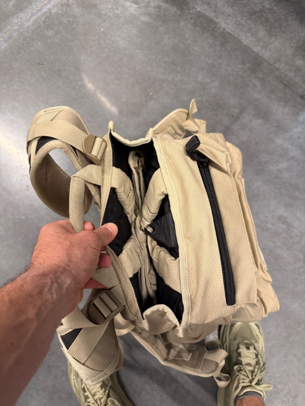 Eberlestock Rifle Pack, Tan - Picture 7 of 9